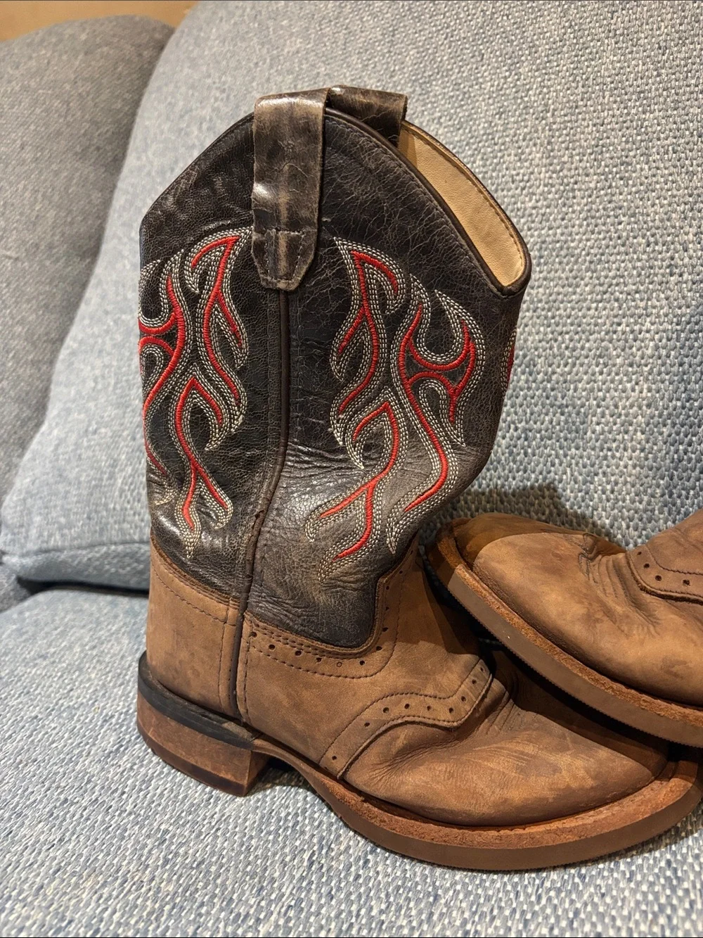 Old west leather boots! Child 13